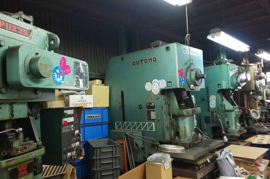 プレスマシン5台 プレスマシン5台